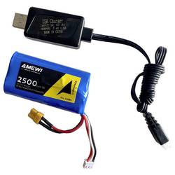 Amewi 22684 Mercedes-Benz Arocs Kipper 6x6 rot 1:14 elektrický RC funkční model RtR