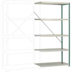 Manuflex RP1120.0001 přístavný modul regálu oddělení , (š x v x h) 1000 x 2000 x 600 mm, ocelová podlaha