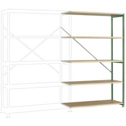 Manuflex RP1136.6011 přístavný modul regálu oddělení , (š x v x h) 960 x 1900 x 300 mm, dřevěná podlaha