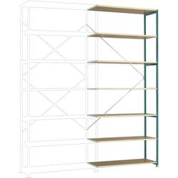 Manuflex RP1736.5021 přístavný modul regálu oddělení , (š x v x h) 960 x 2600 x 300 mm, dřevěná podlaha