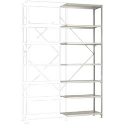 Manuflex RB2287 přístavný modul regálu oddělení , (š x v x h) 1000 x 3000 x 300 mm, ocelová podlaha
