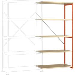 Manuflex RP1115.2001 přístavný modul regálu oddělení , (š x v x h) 1000 x 2000 x 800 mm, dřevěná podlaha