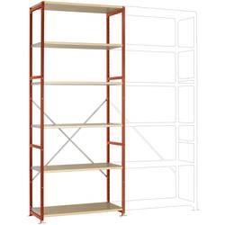 Manuflex RP1314.2001 základní modul regálu oddělení , (š x v x h) 1030 x 2500 x 700 mm, dřevěná podlaha