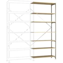 Manuflex RM2289 přístavný modul regálu oddělení , (š x v x h) 960 x 2600 x 300 mm, dřevěná podlaha
