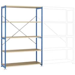 Manuflex RP1036.5007 základní modul regálu oddělení , (š x v x h) 1250 x 2000 x 700 mm, dřevěná podlaha
