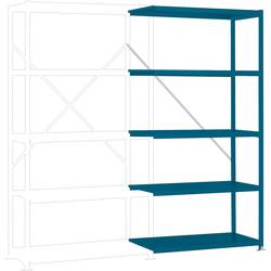 Manuflex RP1153.5007 přístavný modul regálu oddělení , (š x v x h) 1000 x 2000 x 500 mm, ocelová podlaha