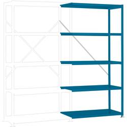 Manuflex RP1154.5012 přístavný modul regálu oddělení , (š x v x h) 1000 x 2000 x 600 mm, ocelová podlaha