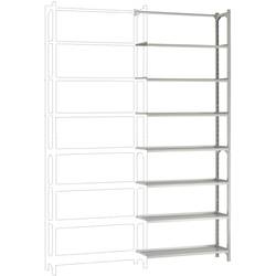 Manuflex RA3276.7035 přístavný modul regálu oddělení , (š x v x h) 1250 x 2500 x 800 mm, ocelová podlaha
