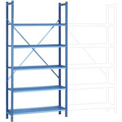 Manuflex RA3151.5012 základní modul regálu oddělení , (š x v x h) 1250 x 2500 x 700 mm, ocelová podlaha