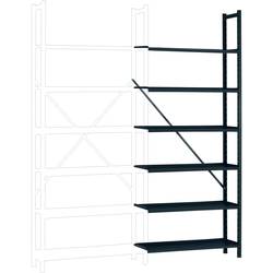 Manuflex RA3162.7016 přístavný modul regálu oddělení , (š x v x h) 1250 x 2500 x 600 mm, ocelová podlaha