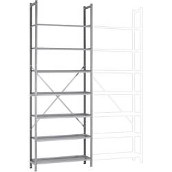 Manuflex RA3171.9006 základní modul regálu oddělení , (š x v x h) 1250 x 3000 x 700 mm, ocelová podlaha