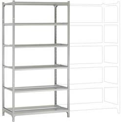 Manuflex RA2581 základní modul regálu oddělení , (š x v x h) 960 x 1900 x 600 mm, ocelová podlaha