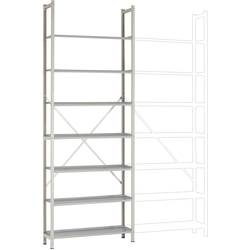 Manuflex RA2225.7035 základní modul regálu oddělení , (š x v x h) 960 x 2250 x 300 mm, ocelová podlaha