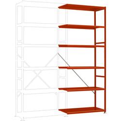Manuflex RP1351.2001 přístavný modul regálu oddělení , (š x v x h) 1000 x 2500 x 300 mm, ocelová podlaha