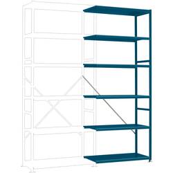 Manuflex RP1353.5007 přístavný modul regálu oddělení , (š x v x h) 1000 x 2500 x 500 mm, ocelová podlaha