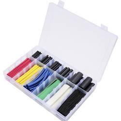 TRU COMPONENTS TC-13388820 sada smršťovacích bužírek červená, žlutá, modrá, zelená, bílá, černá Poměr smrštění:2:1, 3:1 190 ks