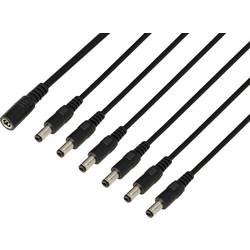 TRU COMPONENTS TC-13232720 DC konektor zásuvka - Zástrčka 5.5 mm 2.1 mm 41.2 cm 1 ks