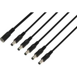 TRU COMPONENTS TC-13232716 DC konektor zásuvka - Zástrčka 5.5 mm 2.1 mm 41.2 cm 1 ks
