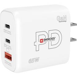 Skross Power Charger 65W PD GaN US USB nabíječka 65 W 1x USB A , 2x USB-C® Dodávka energie vnitřní