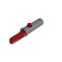 Hirschmann Test & Measurement AK 10 krokosvorka červená Upínací rozsah max.: 6 mm Délka: 53 mm 1 ks