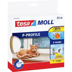 tesa P-Profil 05391-00100-02 těsnicí páska tesaMOLL® bílá (d x š) 25 m x 9 mm 25 m