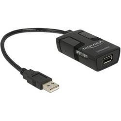 Delock USB kabel USB 2.0 USB-A zástrčka, USB-A zásuvka 0.15 m černá 62588