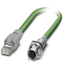 Phoenix Contact VS-IP20-M12FSBP-93B-LI/2,0 konektor akčního/snímacího členu , 1416158, piny: 4, 1 ks