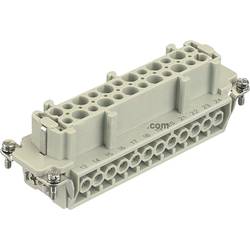 HARTING Han® 24E-bu-s 09330242701 konektorová vložka, zásuvka, seria Han® E, 1 ks