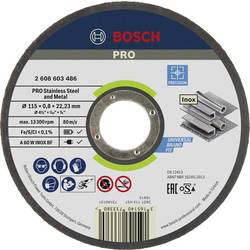 Bosch Accessories 2608603486 2608603486 řezný kotouč rovný 115 mm 1 ks ocel
