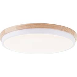 Brilliant G80845/75 Baarlo LED stropní svítidlo LED pevně vestavěné LED 24 W bílá (matná), dřevo