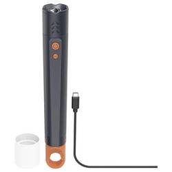 Hama LED-Taschenlampe FLX1200-C, aufladbar, stoßfest, Alu, 4 Modi + SOS, Zoom kapesní svítilna, 288 g