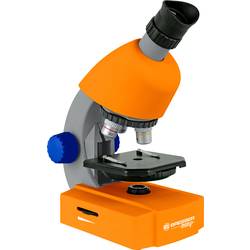 Bresser Optik 8851301 Mikroskop Junior 40x-640x orange dětský mikroskop monokulární 640 x procházející světlo