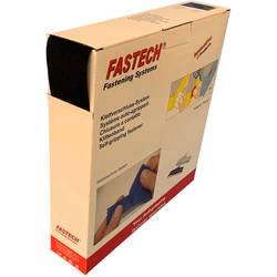 FASTECH® B50-SK--JV999925 pásek se suchým zipem, zalepení akrylátem, jersey, (d x š) 25 m x 50 mm, černá, 25 m