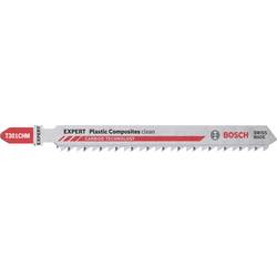 Bosch Accessories 2608900566 Pilový list do přímočaré pily EXPERT ‘Plastic Composites Clean’ T 301 CHM, 3 ks 3 ks
