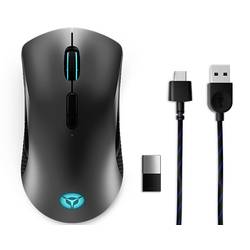 Lenovo Legion M600 optická herní myš, přenos bezdrátový, kabelový, 8 tlačítko, 16000 dpi, černá