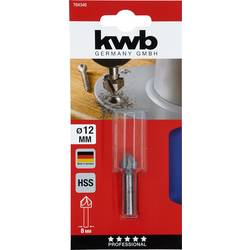 kwb 704340 záhlubník 12 mm HSS válcová stopka 1 ks
