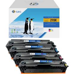 G&G Toner náhradní HP 219X, W2190X, W2191X, W2192X, W2193X kompatibilní černá, azurová, žlutá, purppurová 3200 Seiten HP 219X NT-PH2190XBK/XC/XM/XY-B-V2-4-S1