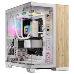 Corsair CC-9011284-WW midi tower PC skříň bambusová, bílá