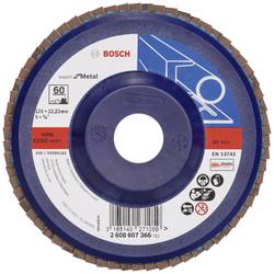 Bosch Accessories 2608607366 X551 vějířovitý brusný kotouč Průměr 125 mm Ø otvoru 22.33 mm Zrnitost 60 ocel 1 ks