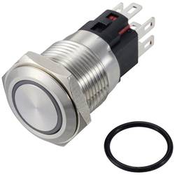TRU COMPONENTS TC-12647412 tlačítkový spínač 250 V/AC 3 A 1x vyp/(zap) IP65 RGB s aretací nerezová ocel 1 ks
