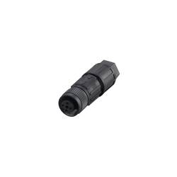 ifm Electronic E11841 neupravený zástrčkový konektor pro senzory - aktory, E11841, piny: 4, 1 ks