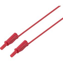 VOLTCRAFT MSB-532 Měřicí kabel 4 mm 1 m , červený, 2,5 mm, Cat IV, 32 A.