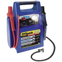 GYS systém pro rychlé startování auta Gyspack Air 3in1, 026322, max. startovací proud 480 A, měnič napětí 230 V, kompresor, elektronická ochrana a ochrana