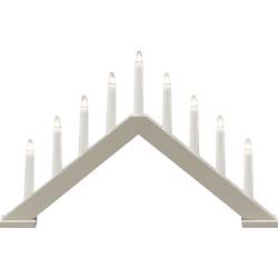 Konstsmide 3984-975 vánoční oblouk pyramida teplá bílá LED béžová (matná)