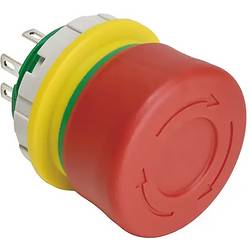 Idec Short Body E-stop, XW1E-BV3SG12TR nouzový vypínač, 250 V, 1 ks