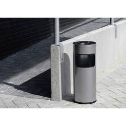 Durable SAFE rund 333223 koš na papír s popelníkem, 17 l, kov, (Ø x v) 250 mm x 630 mm, stříbrná, 1 ks