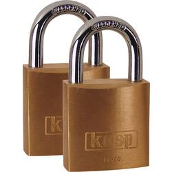 Kasp K12020D2 visací zámek 20 mm zlatožlutá na klíč