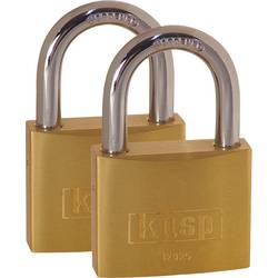 Kasp K12025D2 visací zámek 25 mm zlatožlutá na klíč