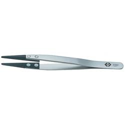 C.K T2392 montážní pinzeta, 259CF, tupá, 130 mm