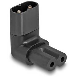 Delock 80470 síťový adaptér IEC C7 zásuvka - IEC C8 zástrčka černá 1 ks Bag